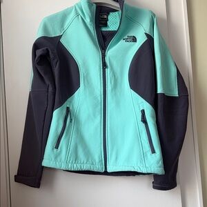 The North Face Women's Aqua and Charcoal  Jacket size XS